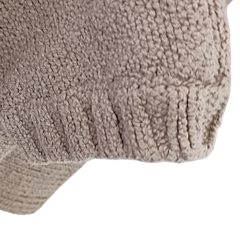 Abercrombie & Fitch Dolman Sweater S/M Relaxed Boatneck Batwing Sleeves Beige‎ - Picture 7 of 16